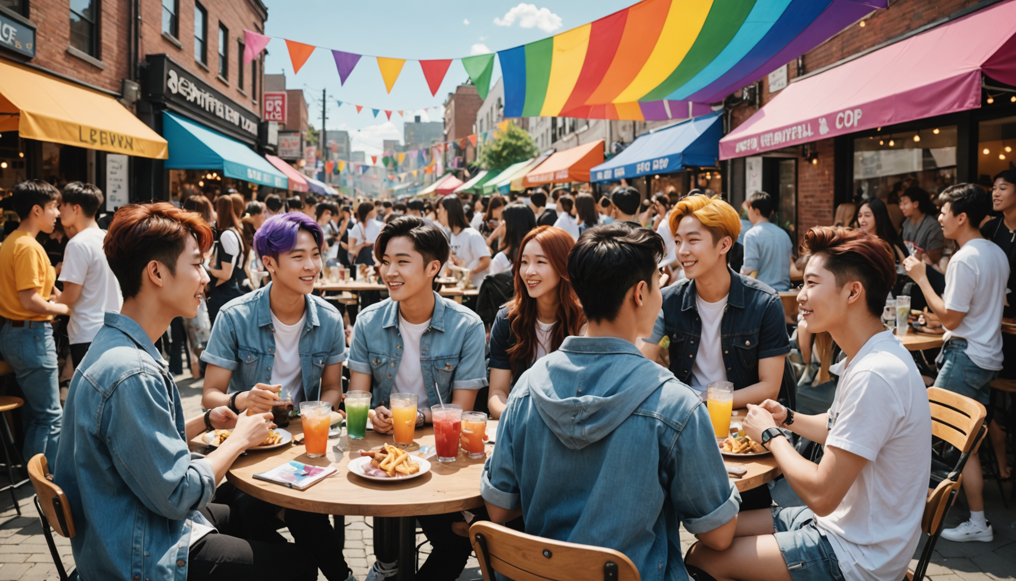 rejoignez une communauté chaleureuse de fans de k-pop lgbt pour partager votre passion, échanger et vivre des rencontres uniques dans un espace inclusif et convivial.